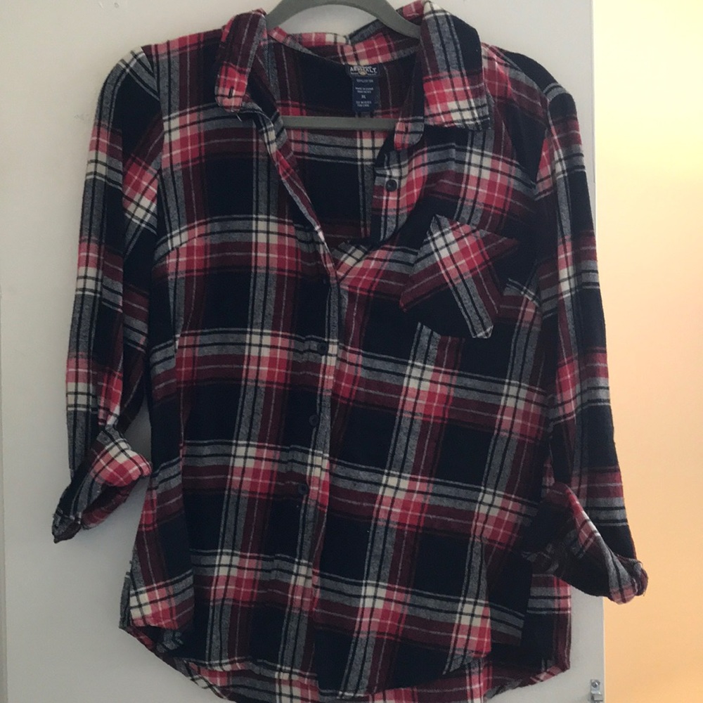 Blue Asphalt Plaid Flannel